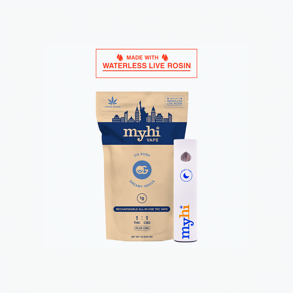 Myhi OG Kush 1:1 Dreamy Vape (Indica) 44% {1g}