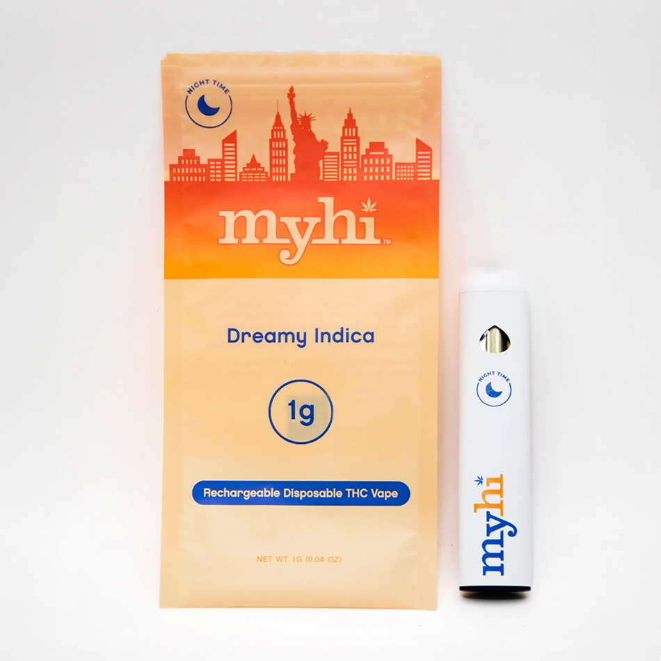 Myhi Rechargeable Disposable Vape Dreamy Indica
