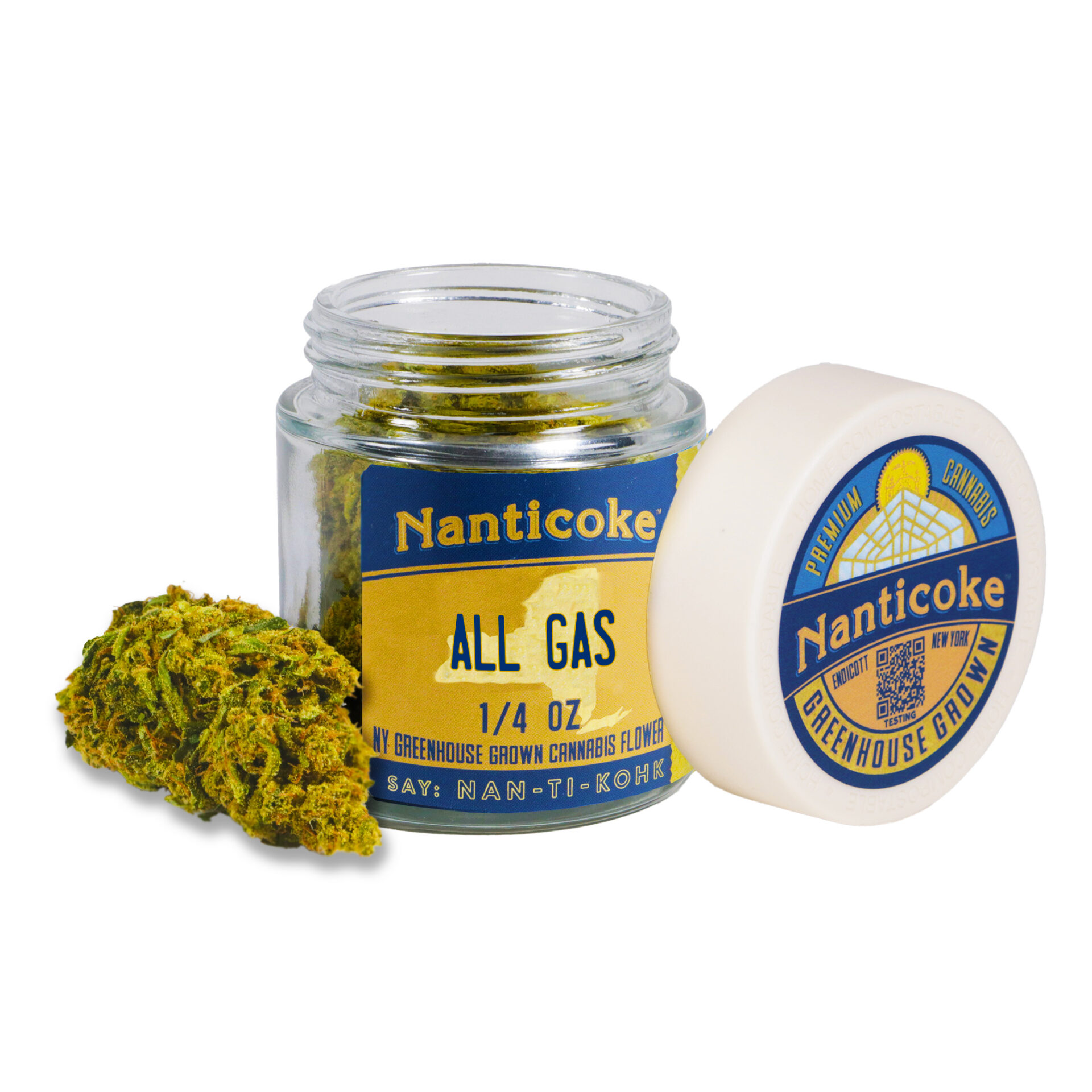 Nanticoke All Gas Flower (Indica) 27% {7g}