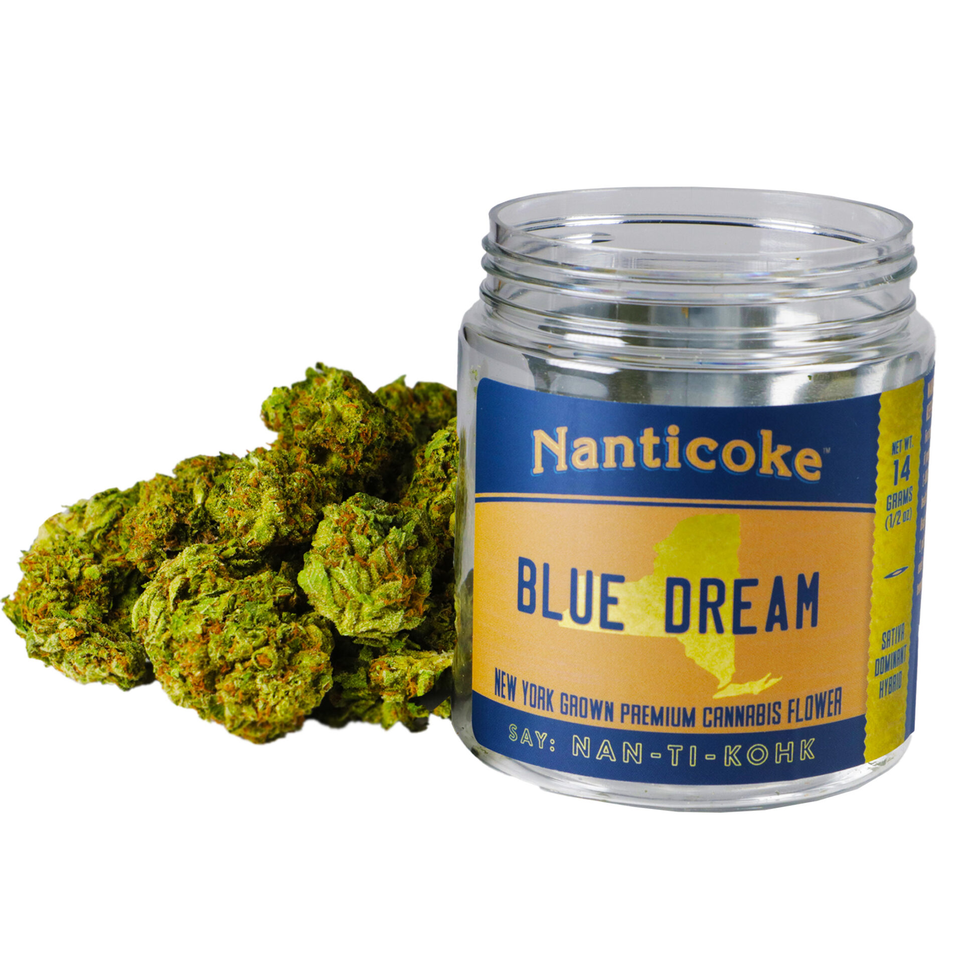 Nanticoke Blue Dream Flower  (Hybrid Sativa) 21% {14g}