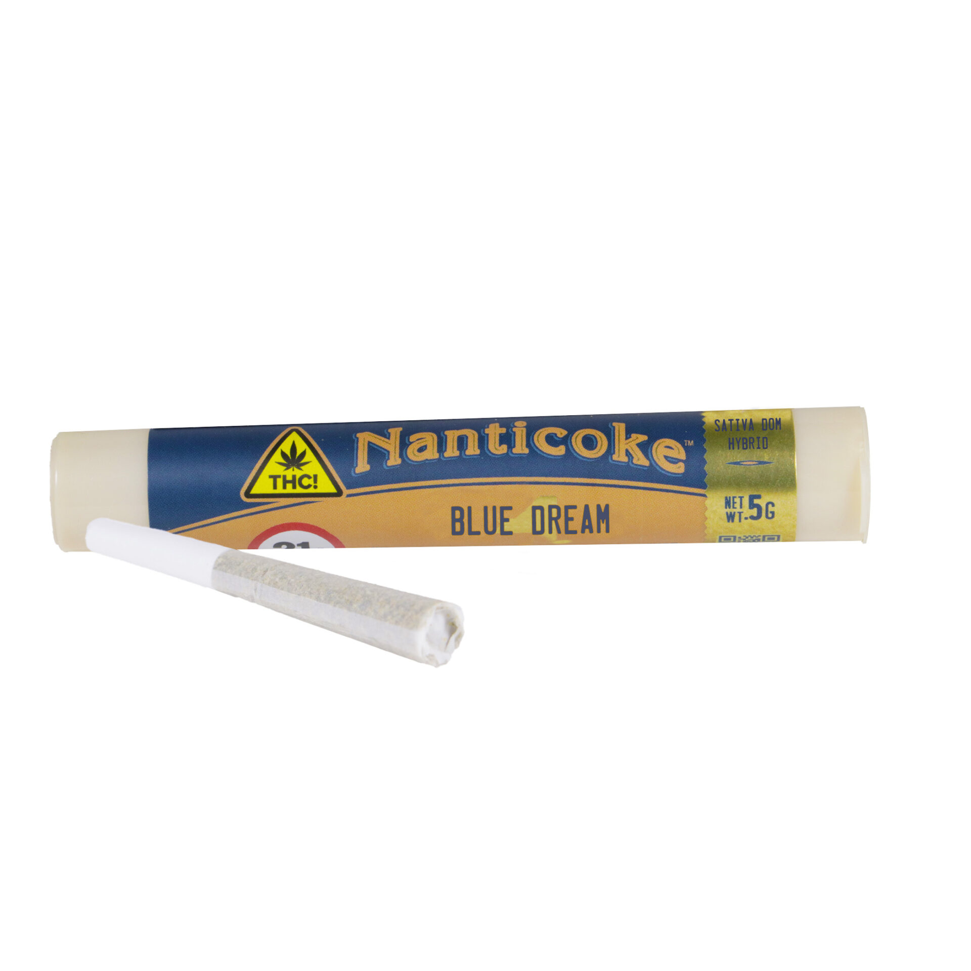 Nanticoke Blue Dream PreRoll .5g Sativa Hybrid 20.5%