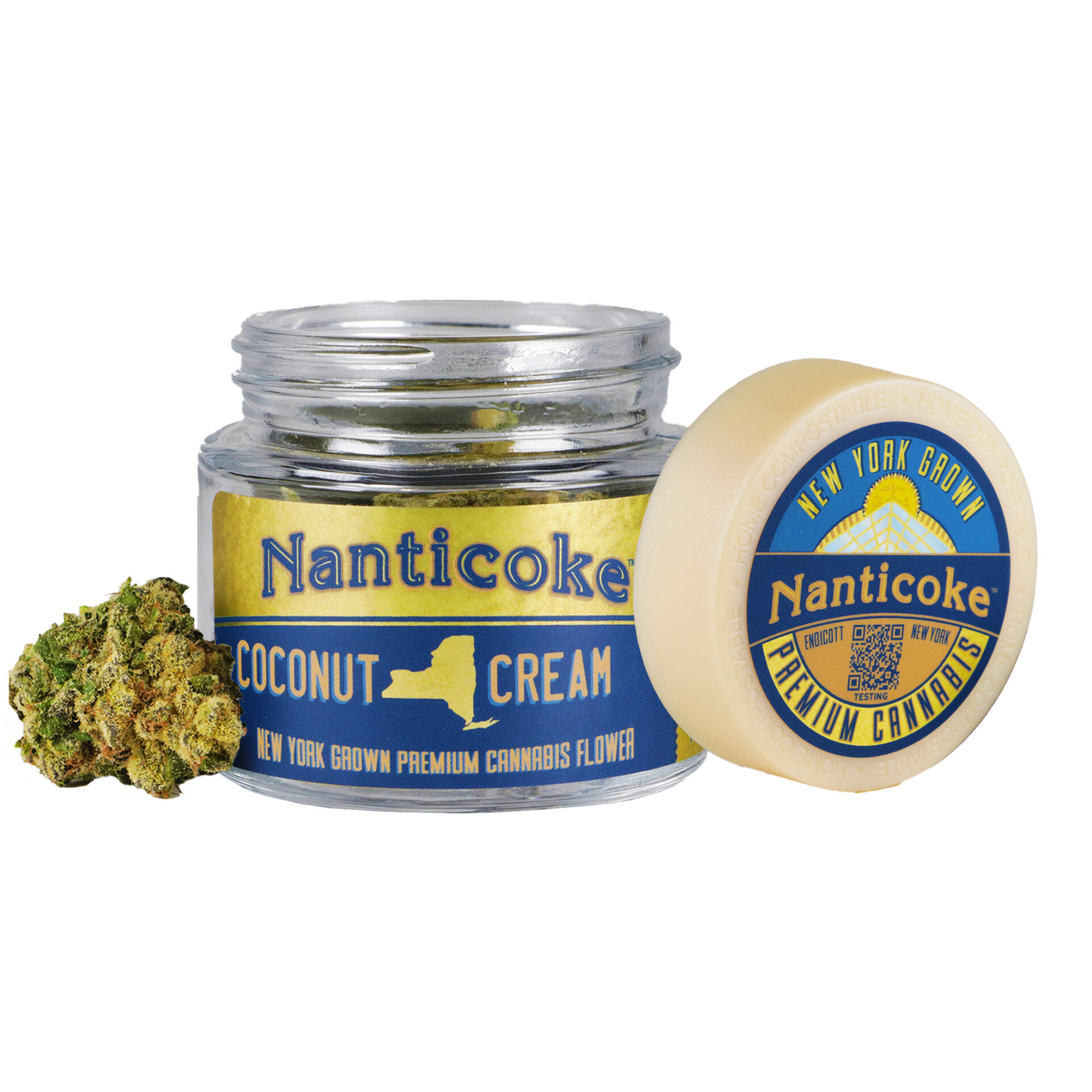 Nanticoke Coconut Cream Flower (Hybrid) 31% {3.5g}