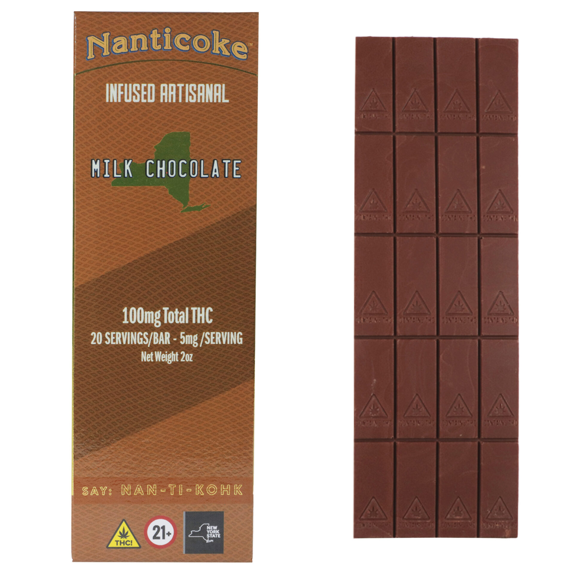 Nanticoke Milk Chocolate Chocolate {100mg}