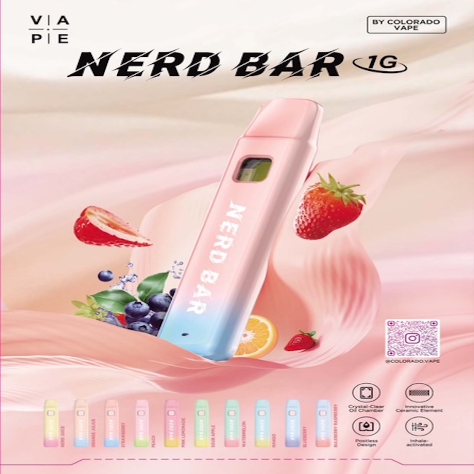 Nerd Bar Orange Oasis Disposable Vapes  (Hybrid) 87% {1g}