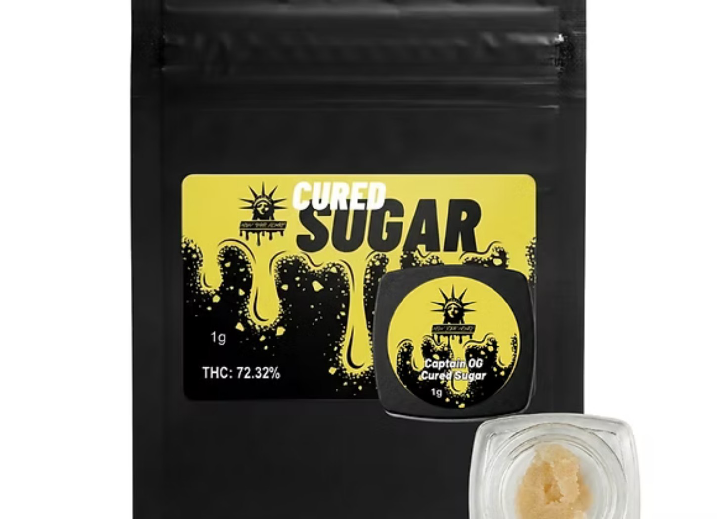 New York Honey Captain OG Sugar  (Hybrid Indica) 81% {1g}