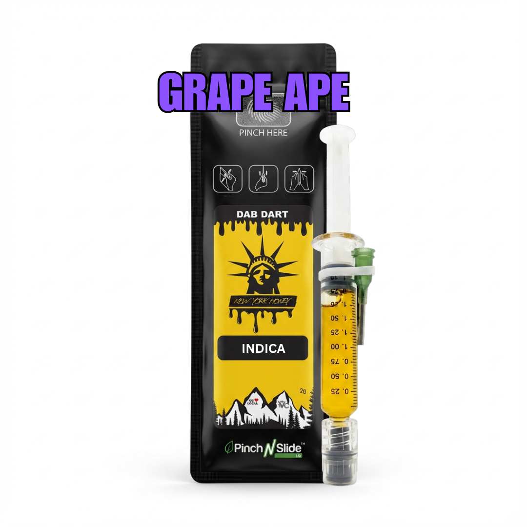 New York Honey Grape Ape DAB DART Oil (Indica) 81.80% {2g}