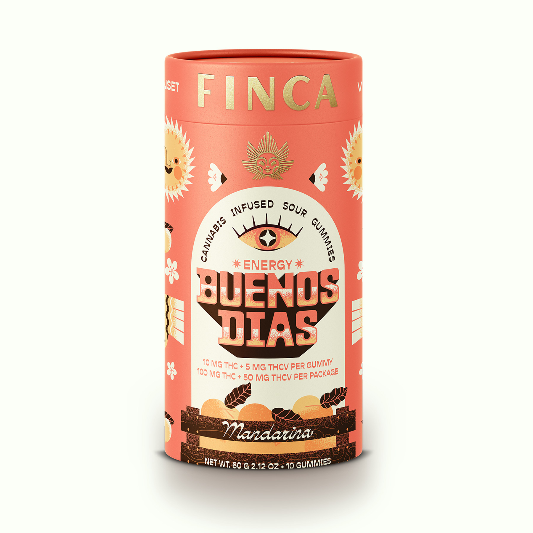 Finca Mandarina Buenos Dias Gummy (Sativa) {100mg}