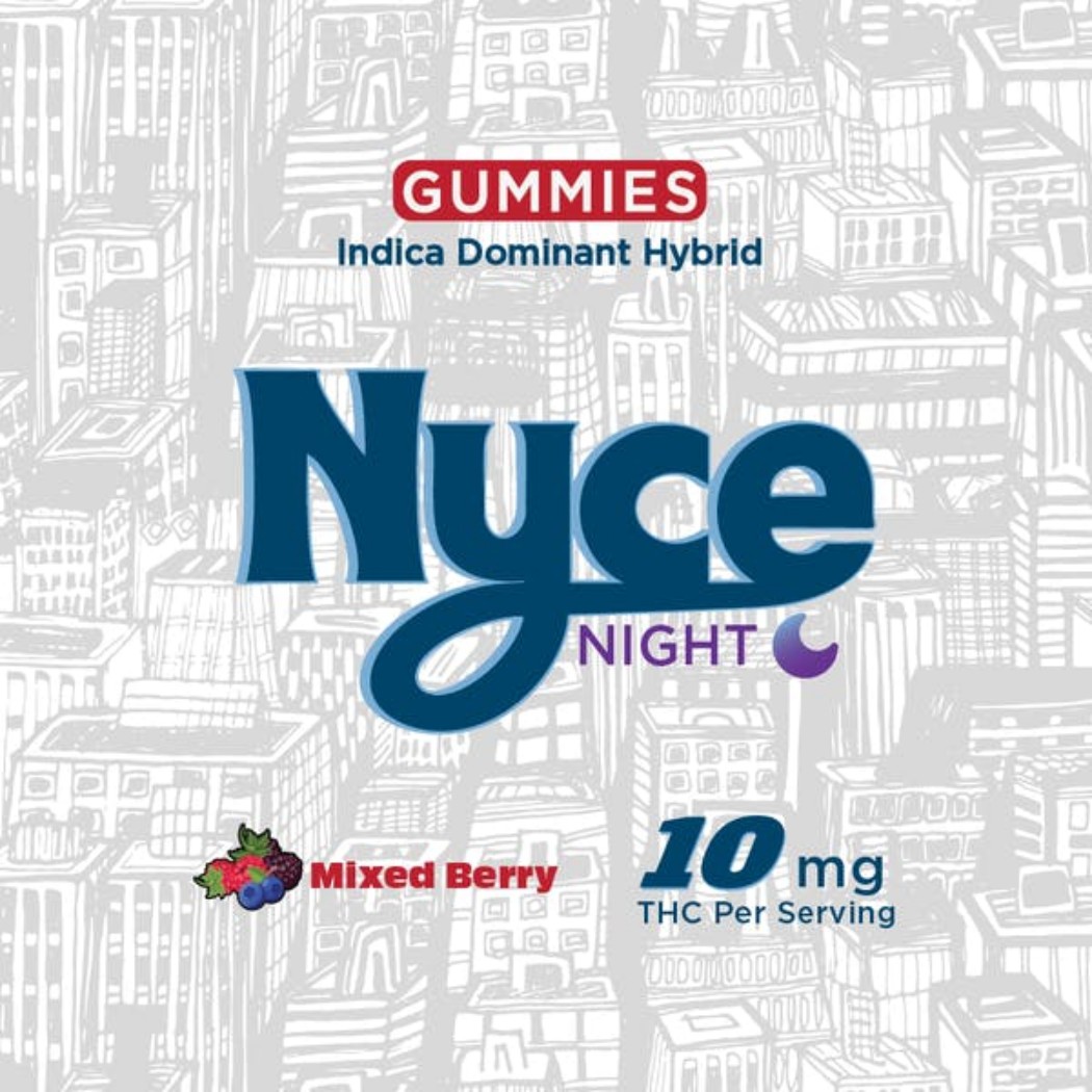 NYCE Mixed Berry Night Gummies 10-pack {100mg}