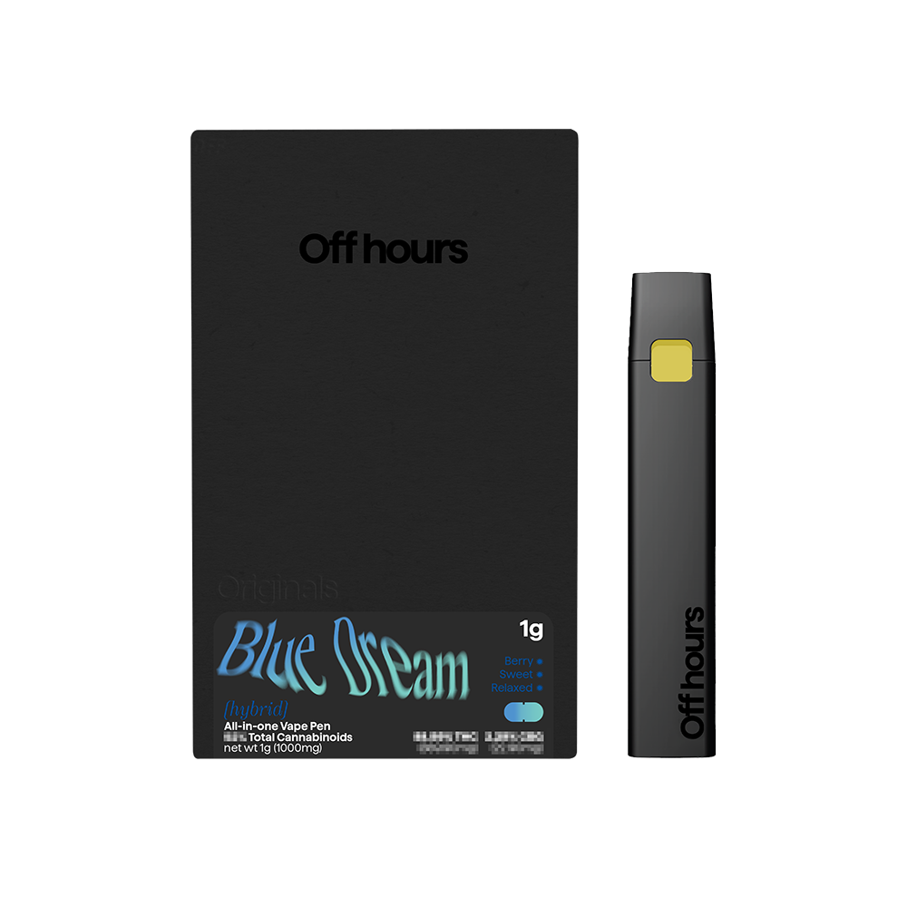 Off Hours Blue Dream All-In-One Vapes  (Hybrid) 72.75% {1g}