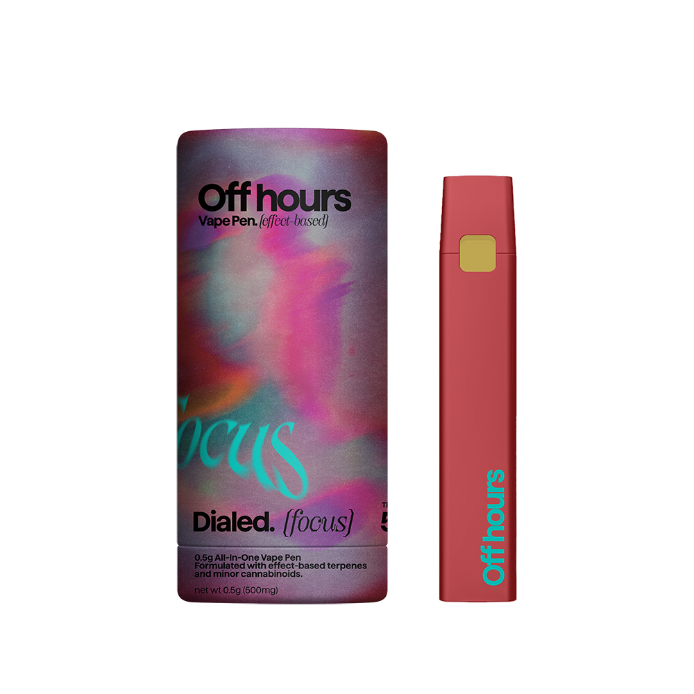 Off Hours Dialed (Focus) Vape (Sativa) 78% {0.5g}