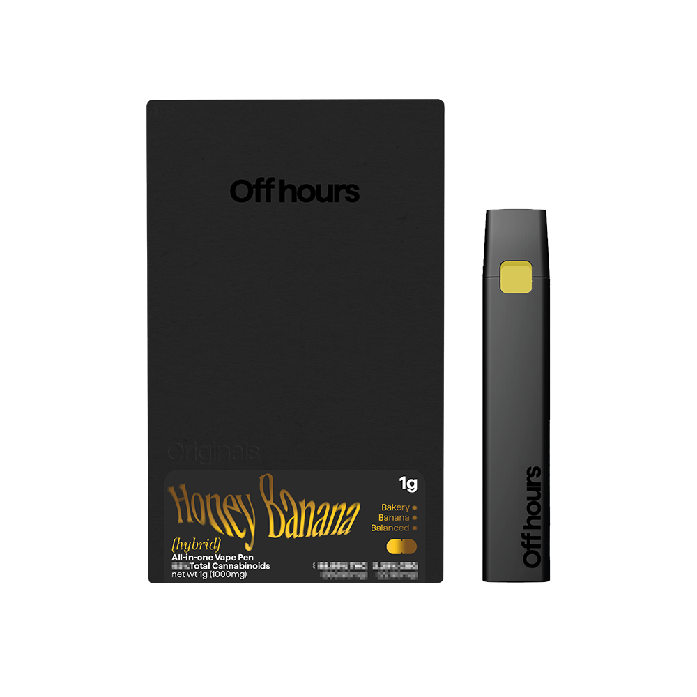 Off Hours Honey Banana All-In-One Vapes  (Hybrid) 81% {1g}