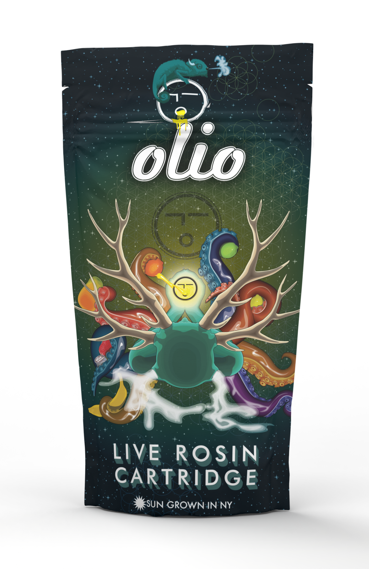 Olio High Octane Live Rosin Threaded Vape Cartridges  (Hybrid Indica) 69% {.5g}