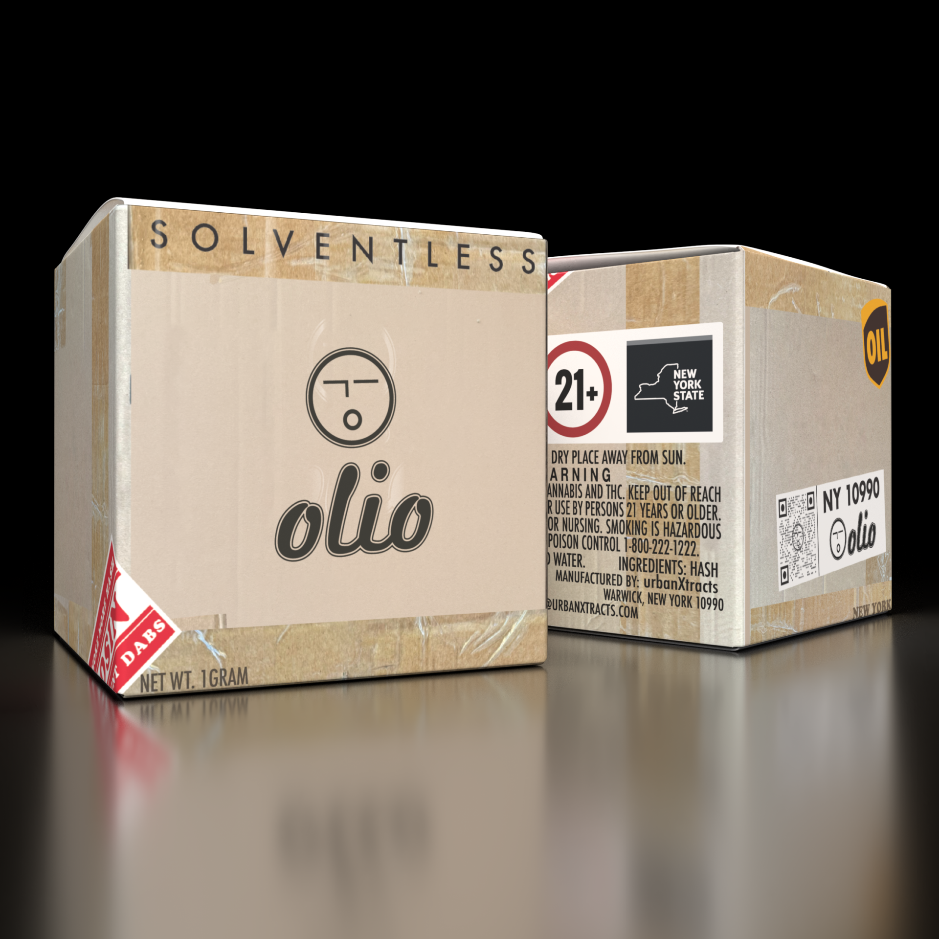 Olio Gas Pack Live Rosin  68.37% {1g}