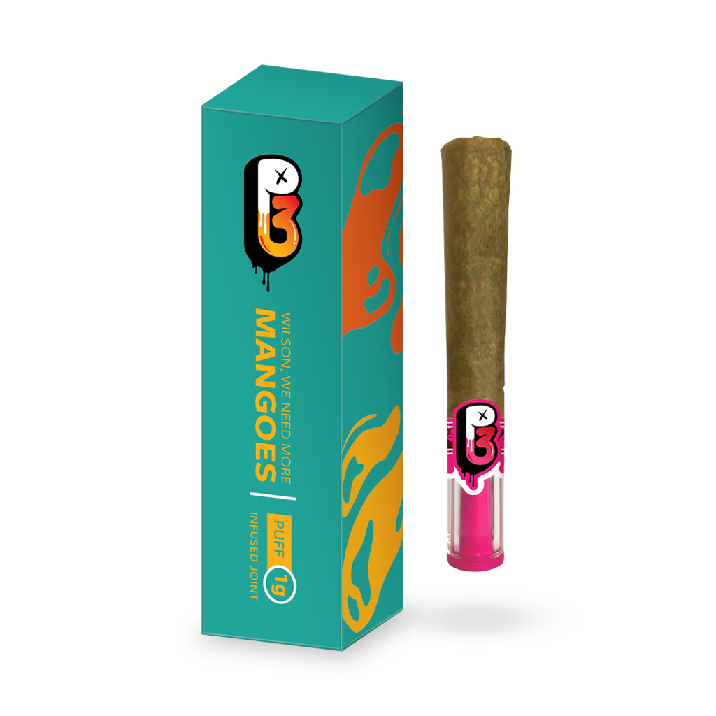 P3 Wilson, We Need More Mangoes Infused Pre-Roll (Sativa) 44.27% {1g}