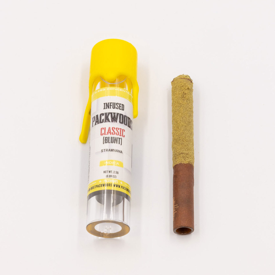 Packwoods Strawnana Infused Blunt Pre-Roll