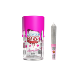 Packwoods Miami Haze Strawberry Vanilla Terp Mini Bursts Pre-Roll 5-pack