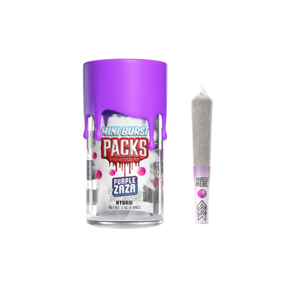 Packwoods Purple Zaza Grape Terp Mini Bursts Pre-Roll 5-pack