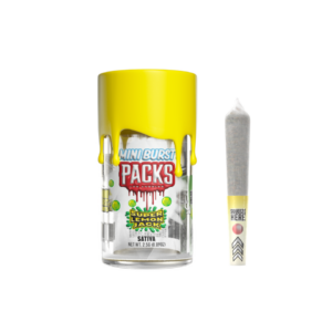 Packwoods Super Lemon Jack Lemon Lime Terp Mini Bursts Pre-Roll 5-pack