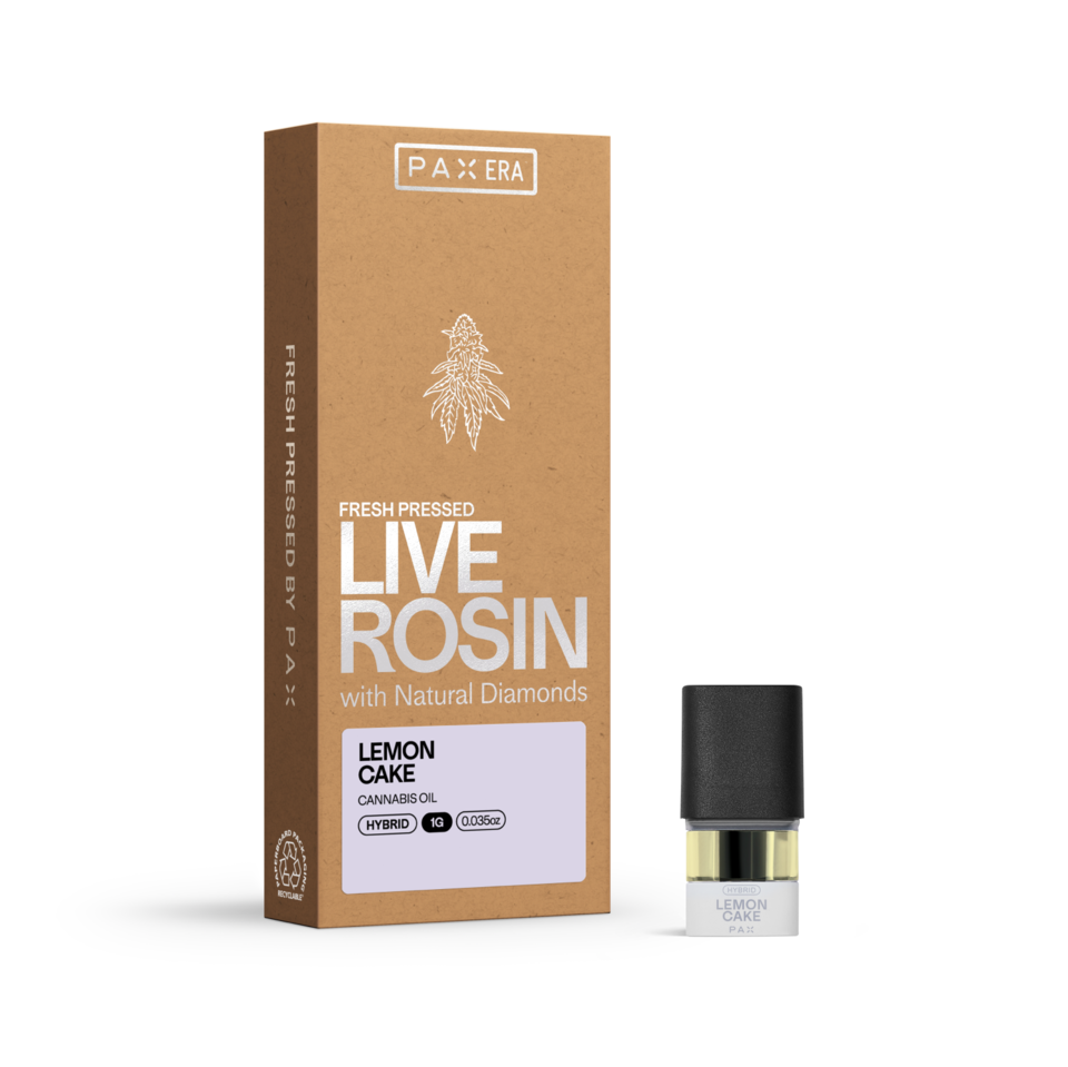 PAX Lemon Cake Live Rosin Pod Vape 1g