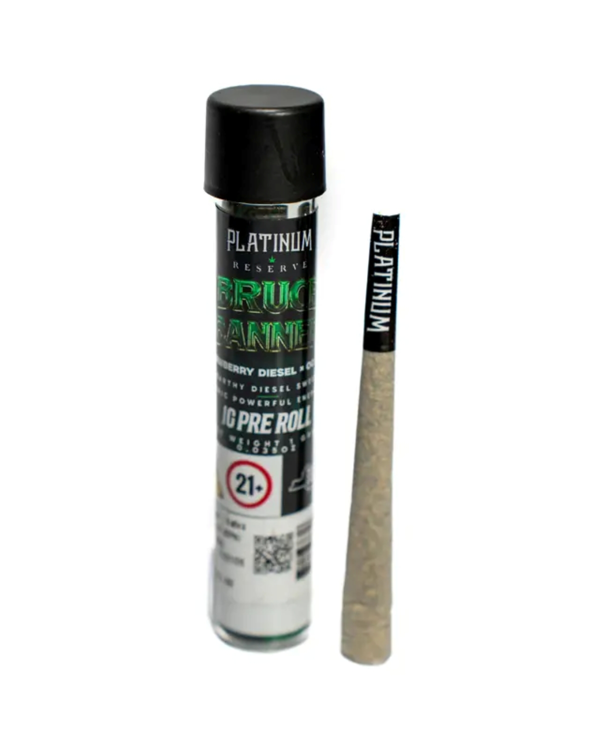 Platinum Reserve Bruce Banner Pre-Roll (Sativa) 31% {1g}