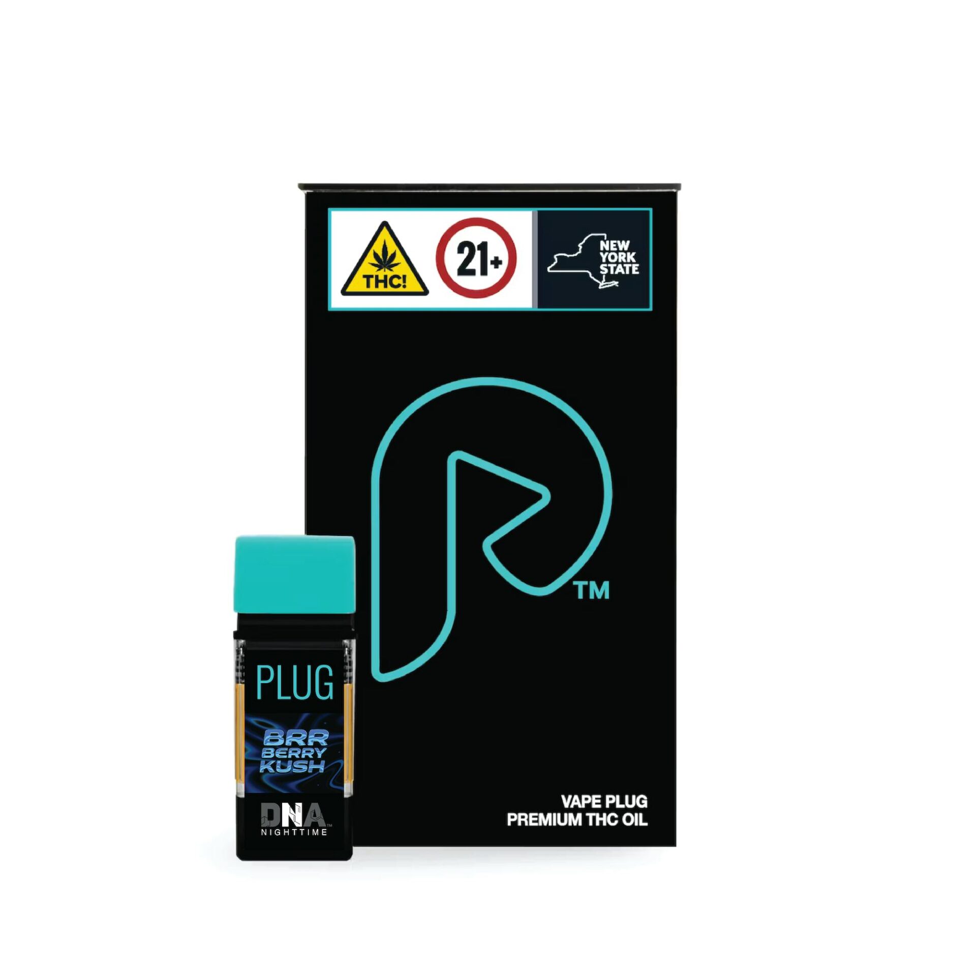 PlugPlay Brr Berry Kush DNA Vape Pods  (Hybrid) 82% {1g}