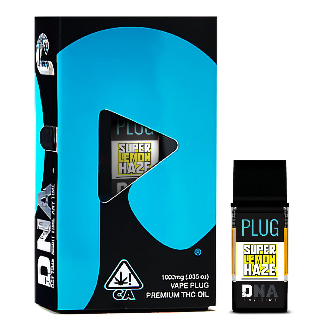 PlugPlay Super Lemon Haze DNA Vape Pods  (Sativa) 87% {1g}