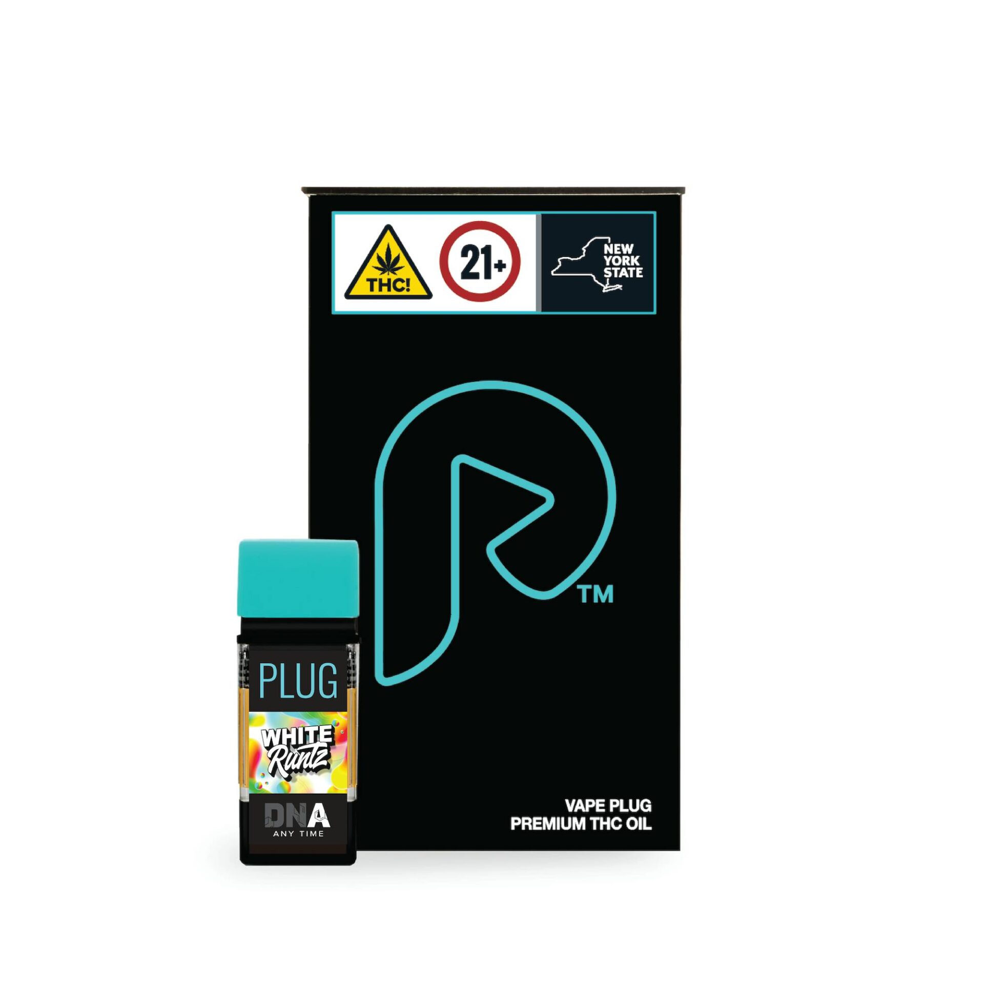 PlugPlay White Runtz DNA Vape Pods  (Hybrid) 83% {1g}