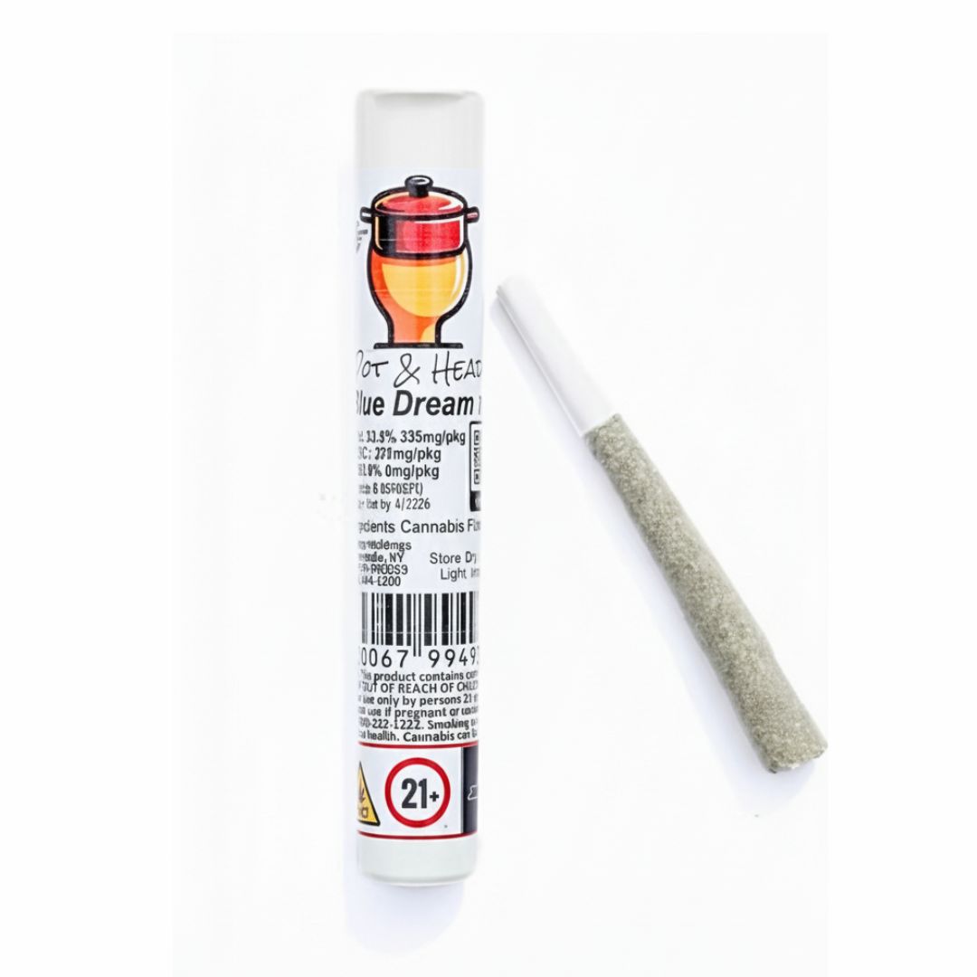 Pot & Head Blue Dream Pre-Roll (Hybrid Sativa) 25% {1g}
