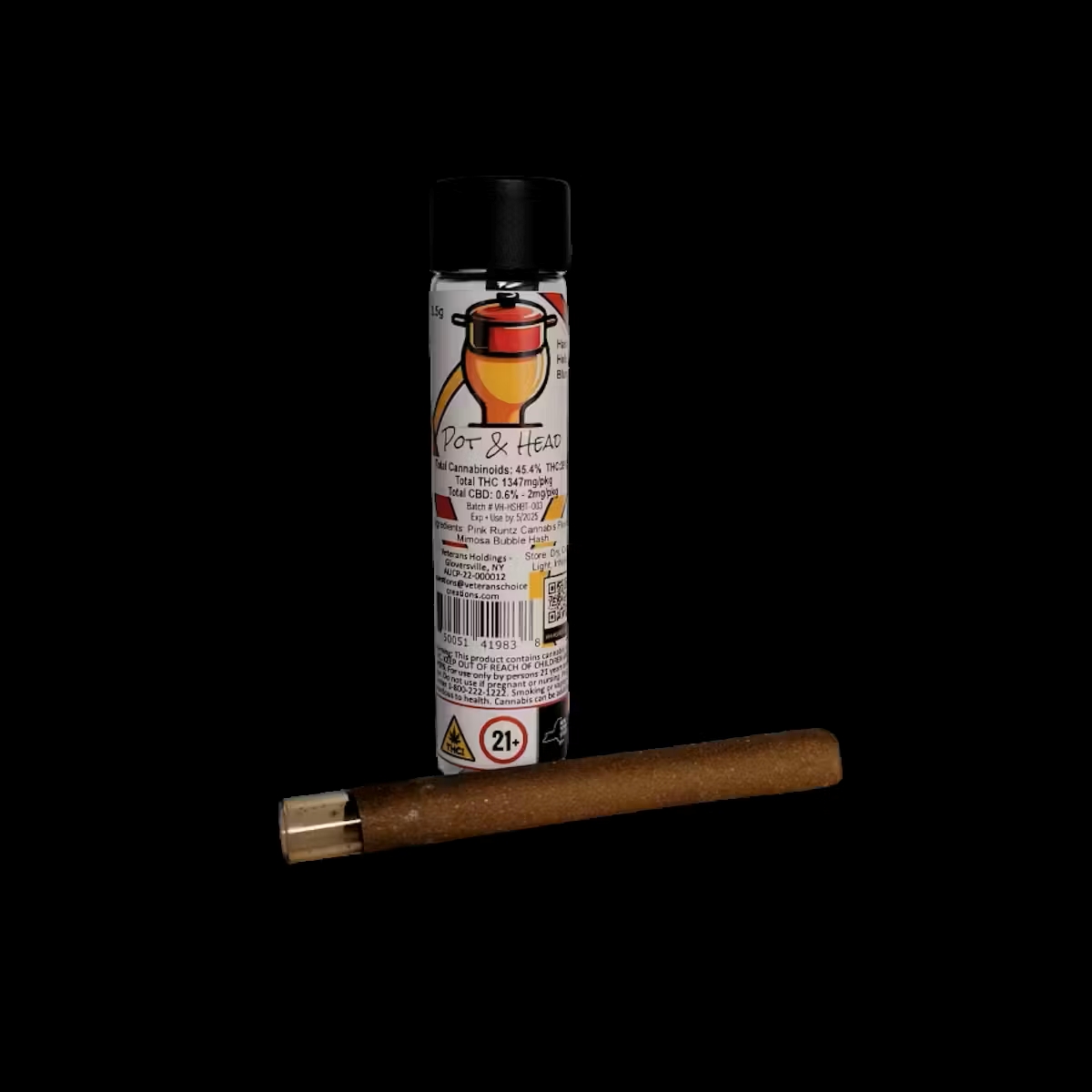 Pot & Head Chem x Chocolate Blunt (Hybrid) 33.48% {3.5g}