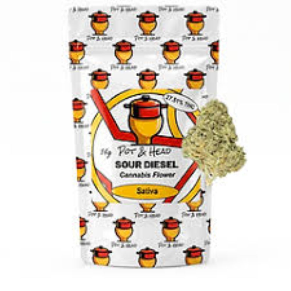 Pot & Head Sour Diesel Flower (Sativa) 27.51% {14g}
