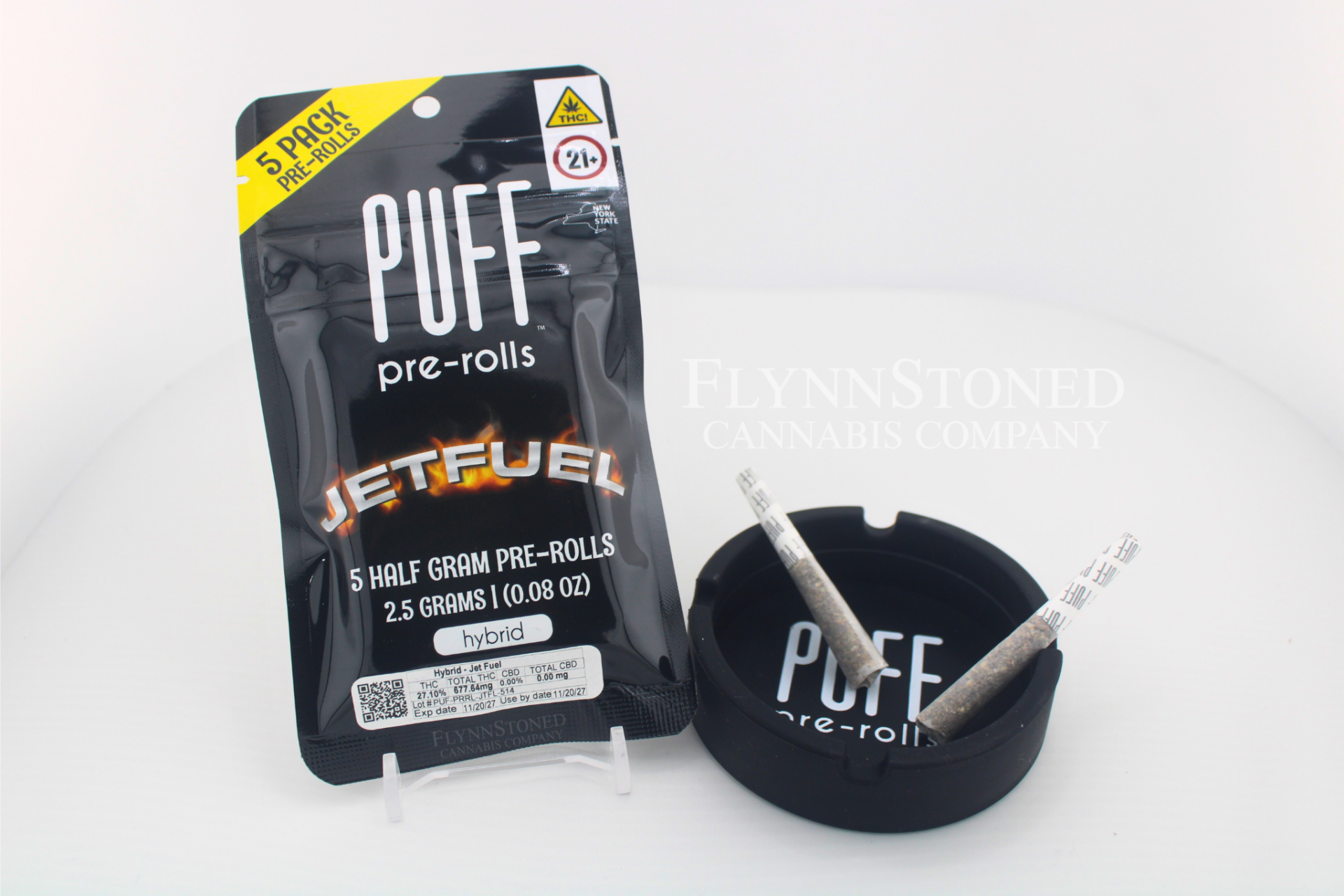 Puff Jet Fuel Pre-Roll 5-pack (Hybrid) 23.06% {2.5g}