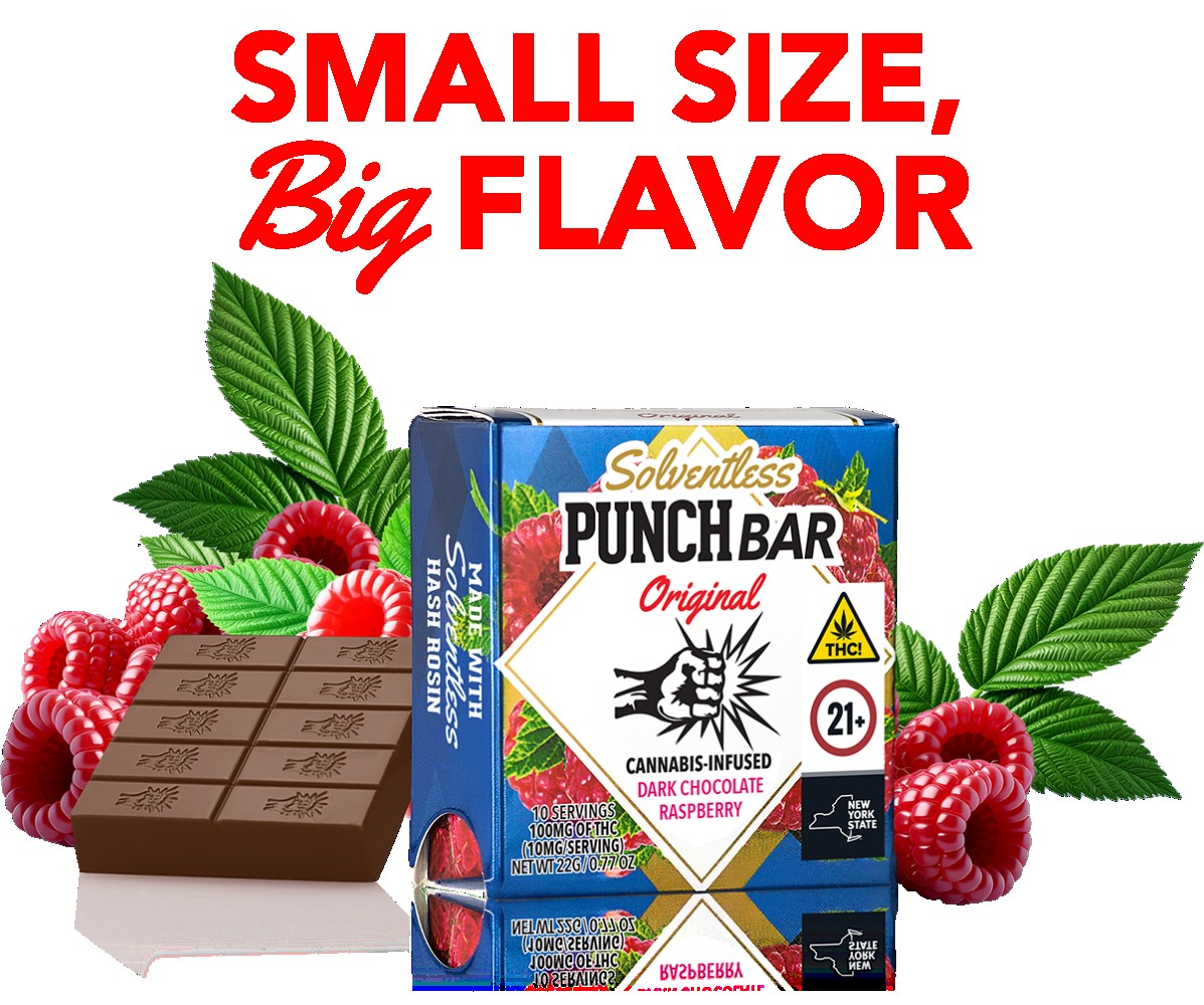Punch Bar Dark Chocolate Raspberry Chocolate (Hybrid) {100mg}