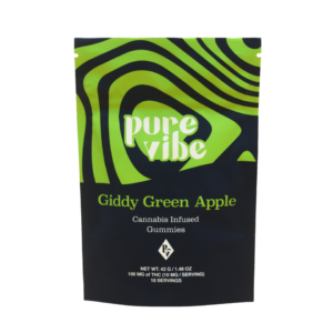 Pure Vibe Green Apple Gummies Edibles