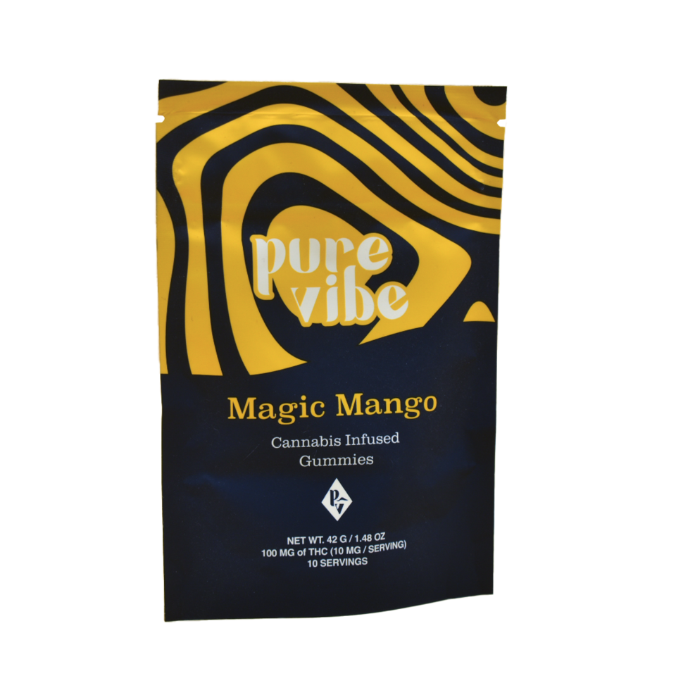 Pure Vibe Mango Gummies Edibles