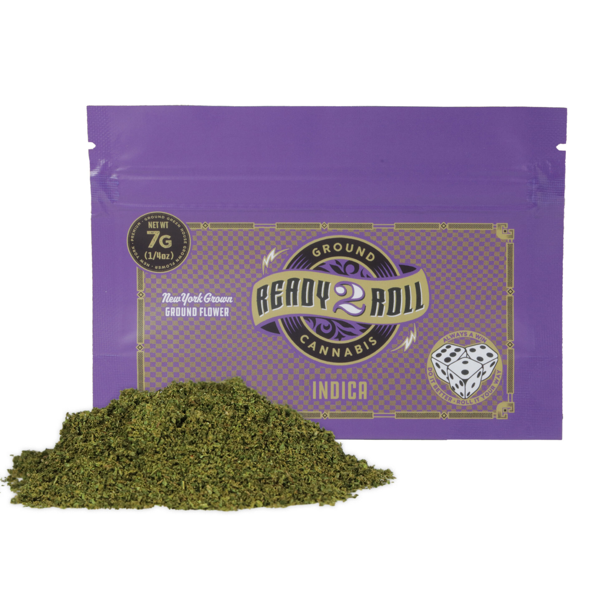 Ready 2 Roll Ground Flower  (Indica) 24% {7g}