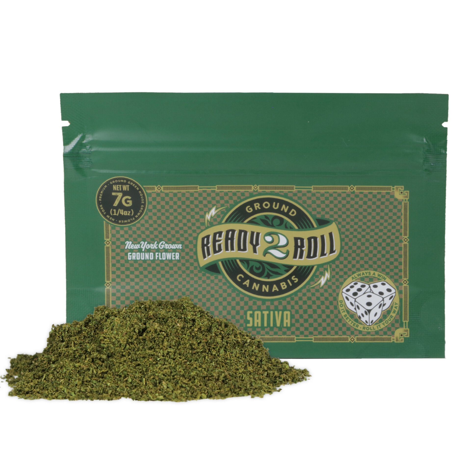 Ready 2 Roll Ground Flower (Sativa) 22% {7g}