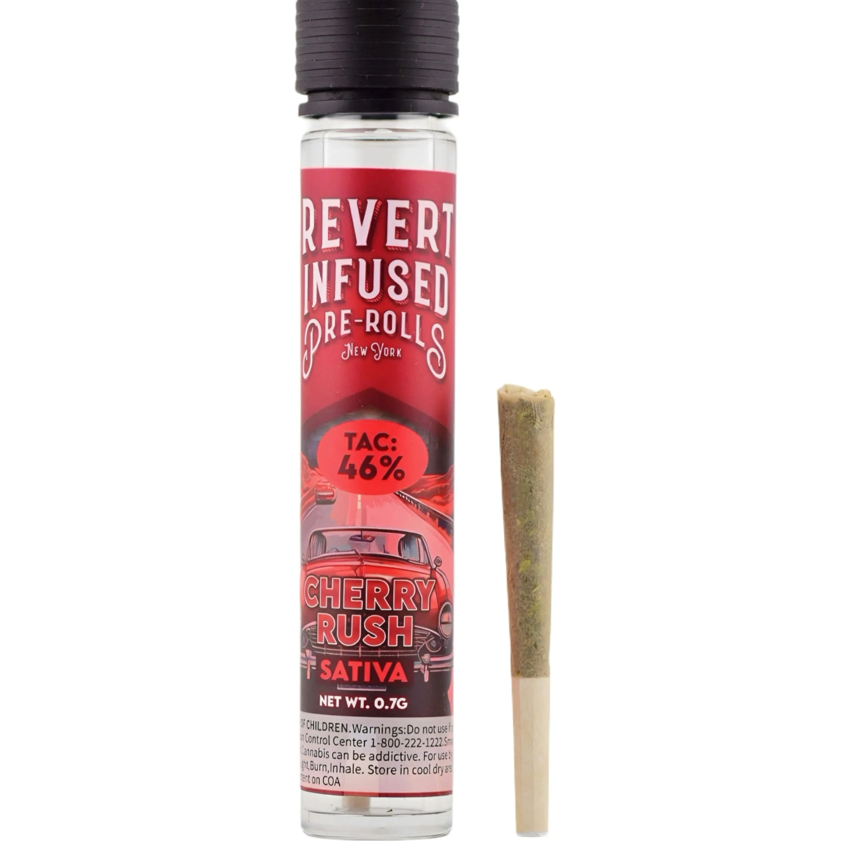 Revert Cherry Rush Infused Pre-Roll (Sativa) 39.9% {0.7g}