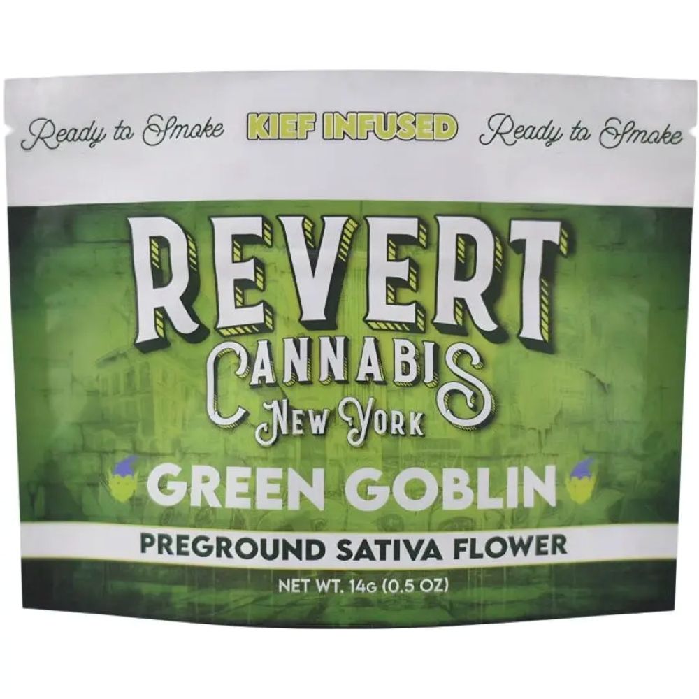 Revert Green Goblin Keif Infused Ground Flower  (Sativa) 30.8% {14g}
