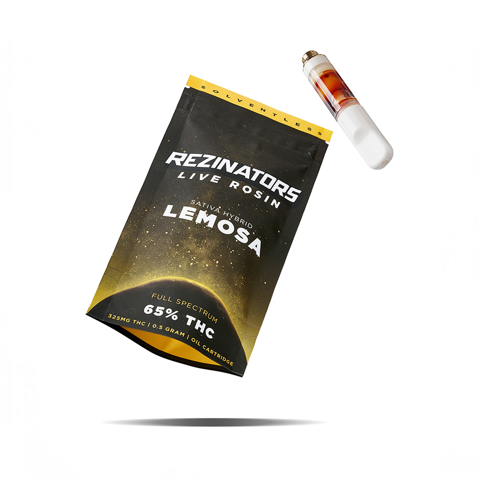 Rezinator Lemosa Live Rosin Cartridge Vape (Sativa) {0.5g}