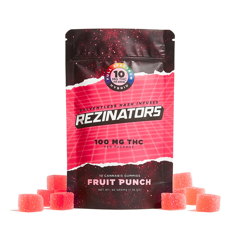 Rezinators Fruit Punch Gummies (Hybrid) {100mg}