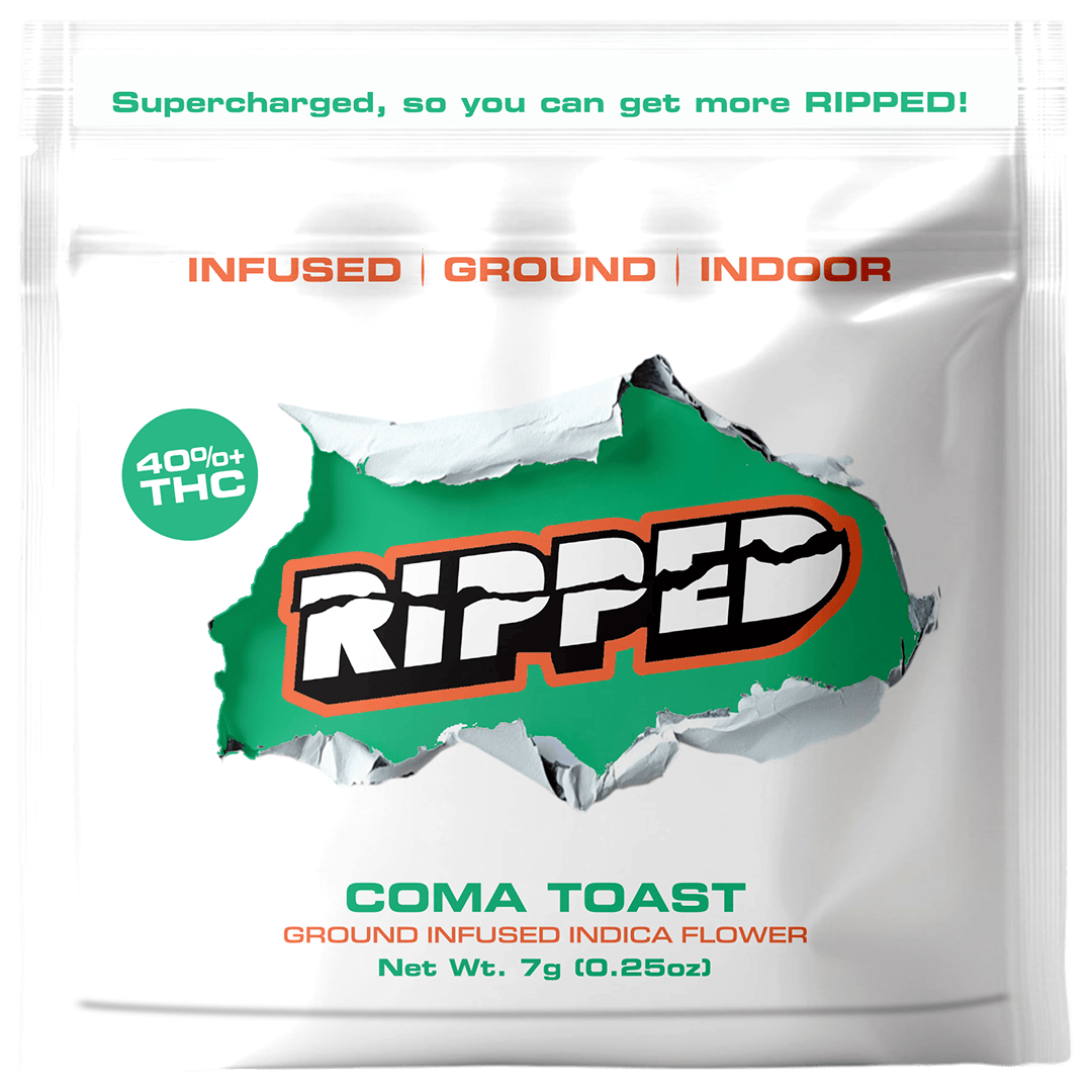 Ripped Coma Toast Infused Ready To Roll Flower  (Indica) 40.20% {7g}