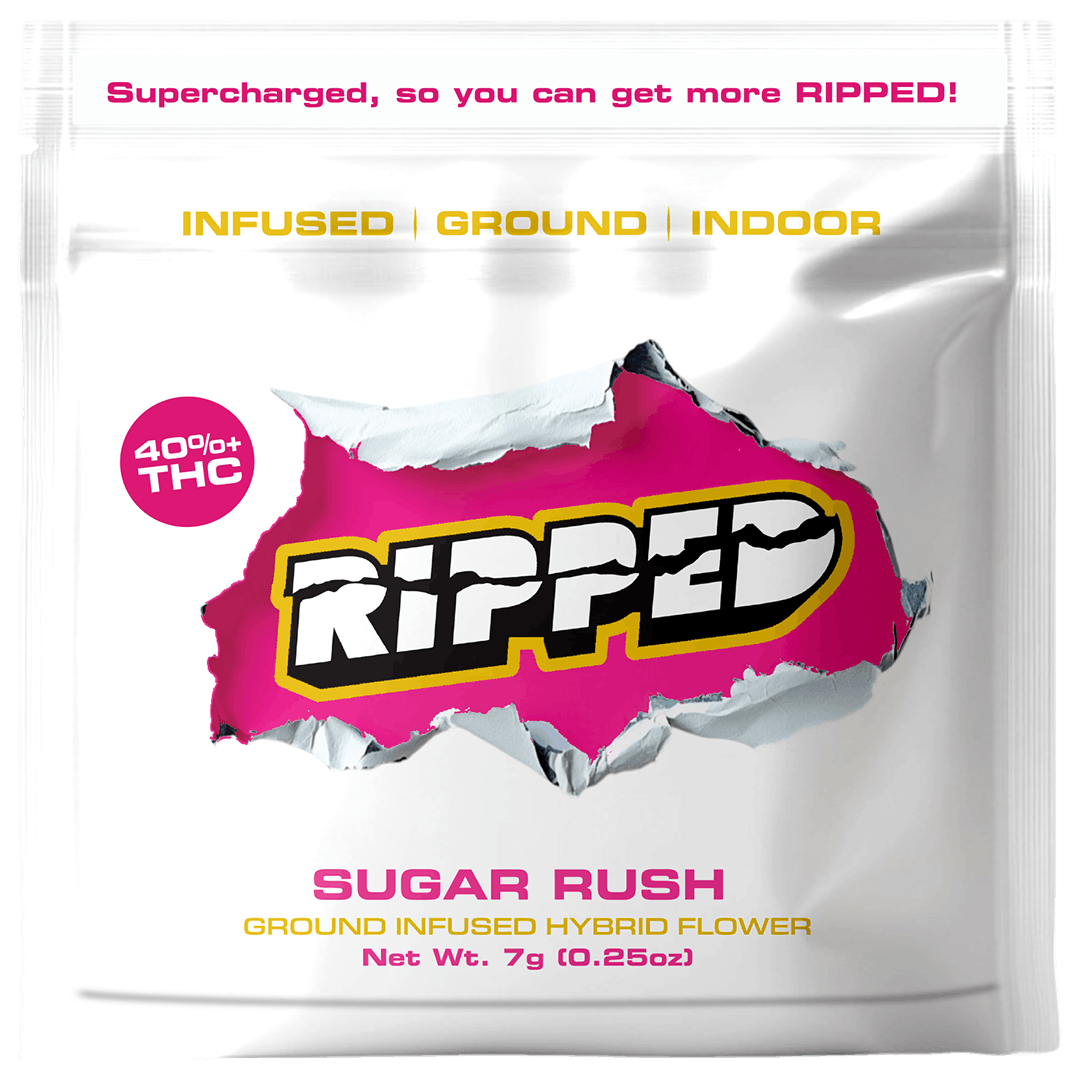 Ripped Sugar Rush Infused Ready To Roll Flower  (Hybrid) 40% {7g}