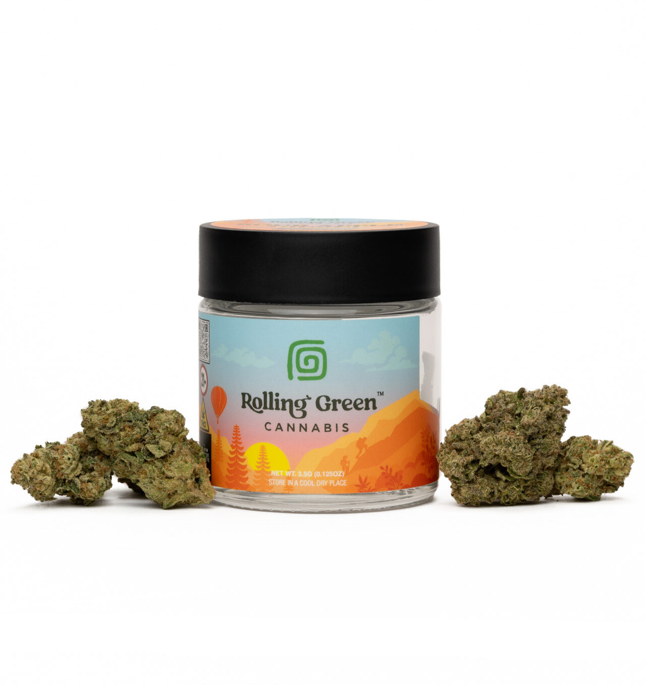 Rolling Green Cannabis Biscotti Flower  (Hybrid) {3.5g}