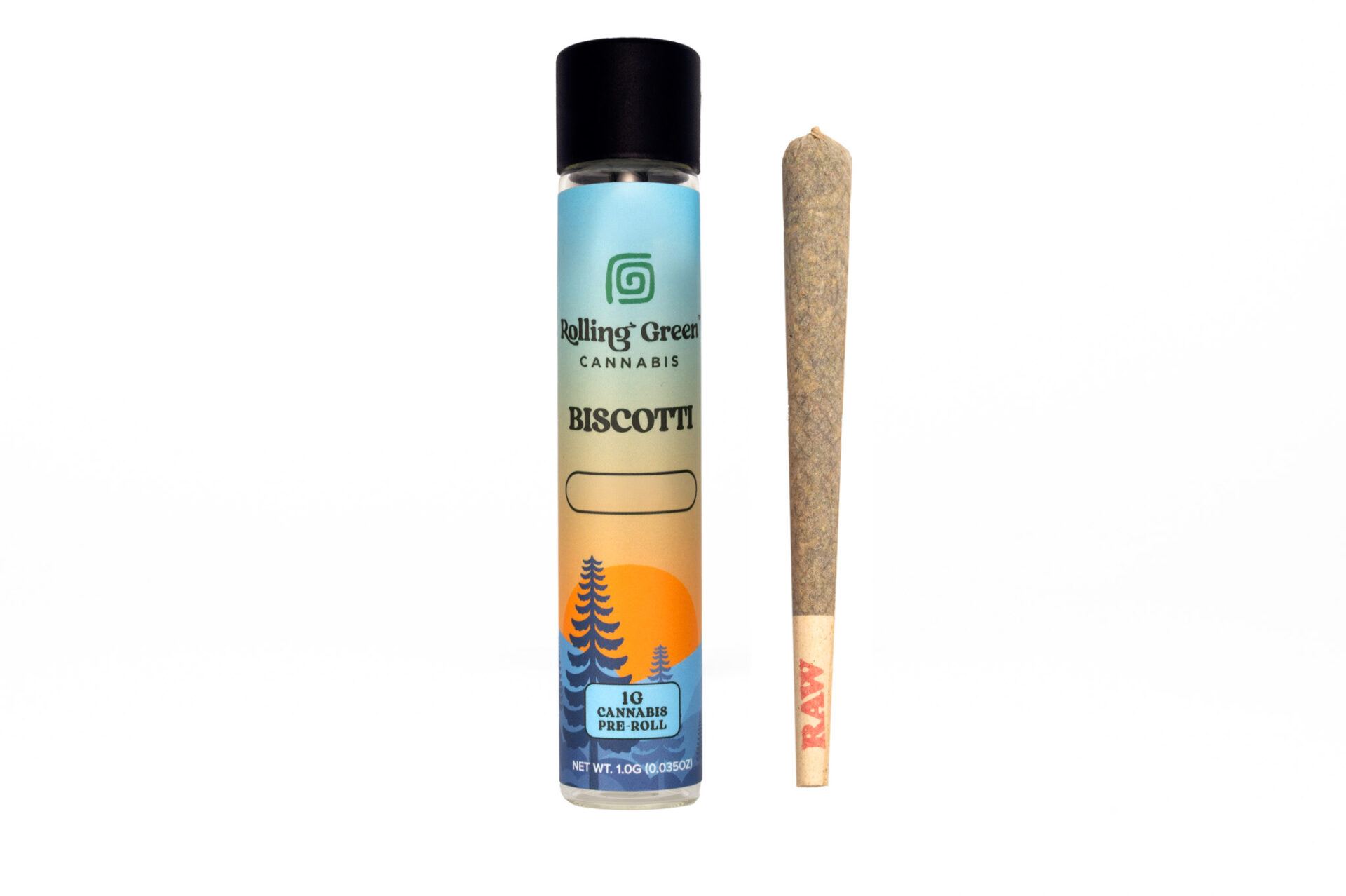 Rolling Green Cannabis Biscotti Pre-Roll 24.97% {1g}