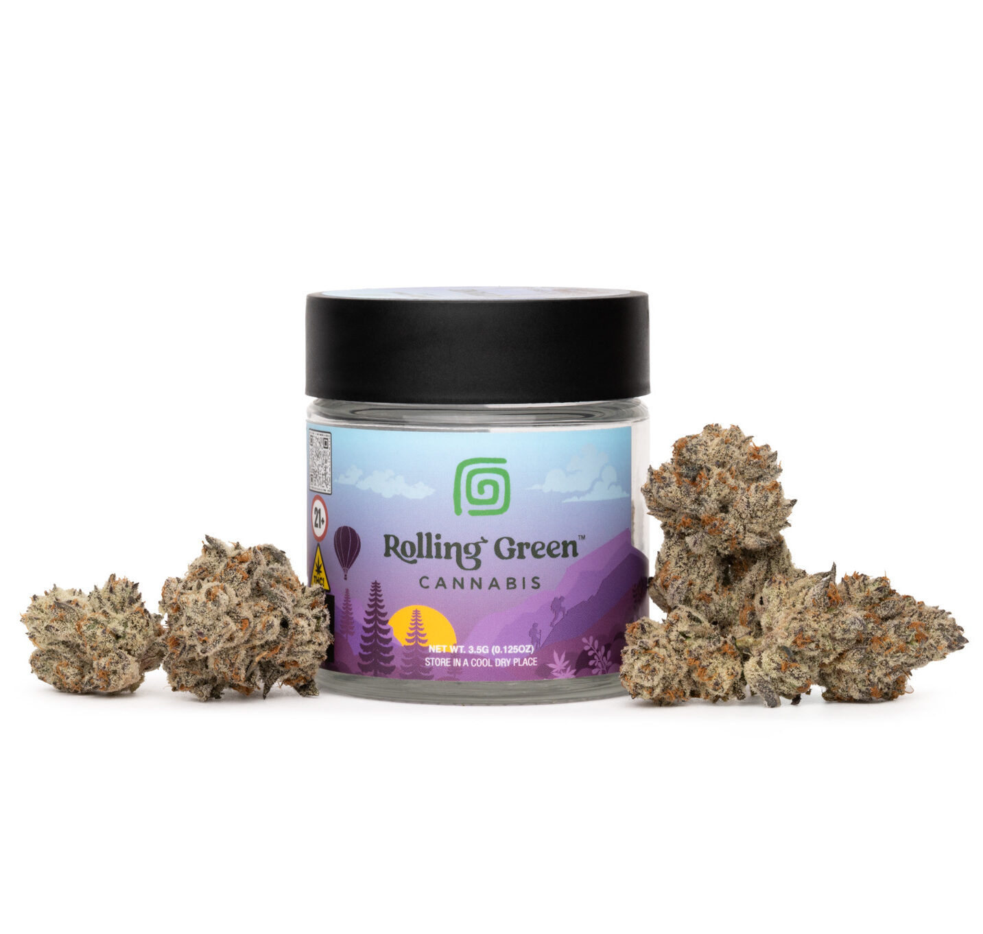Rolling Green Cannabis Goof Off Flower  (Hybrid) {3.5g}