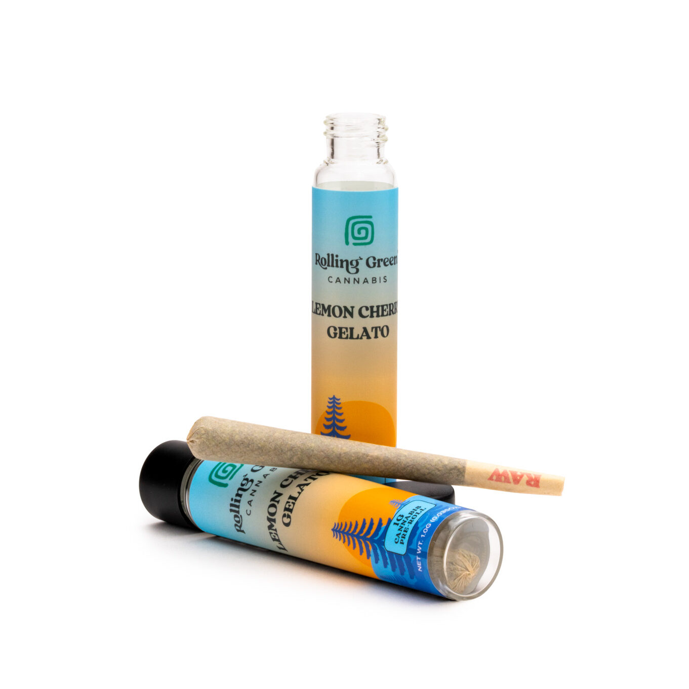 Rolling Green Cannabis Lemon Cherry Gelato Pre-Roll 30.10% {1g}