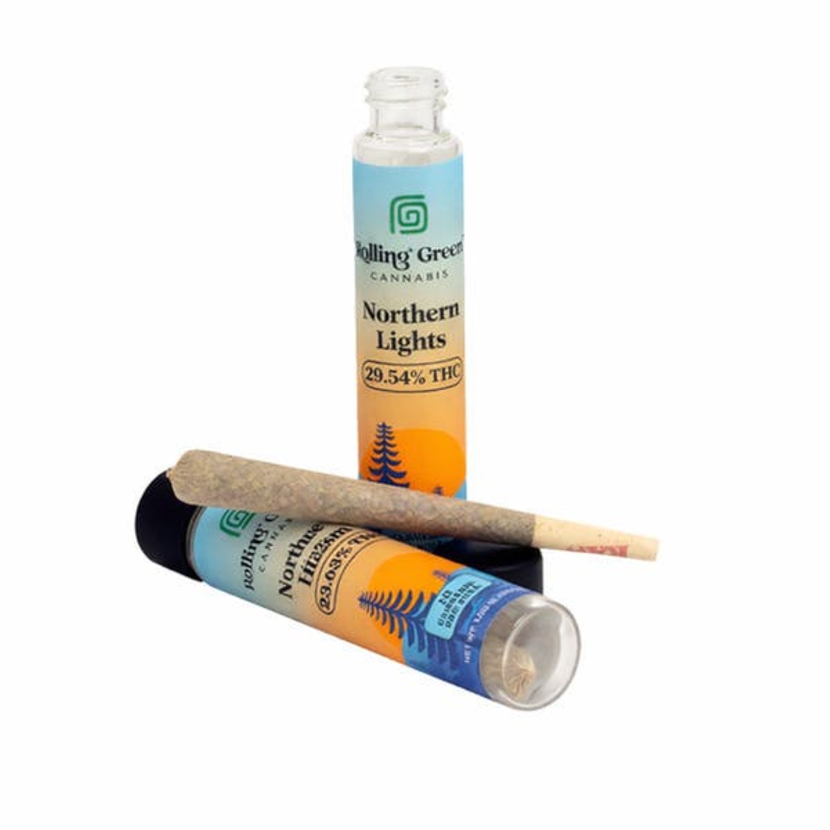 Rolling Green Cannabis Northern Lights Pre-Roll (Indica) 29% {1g}
