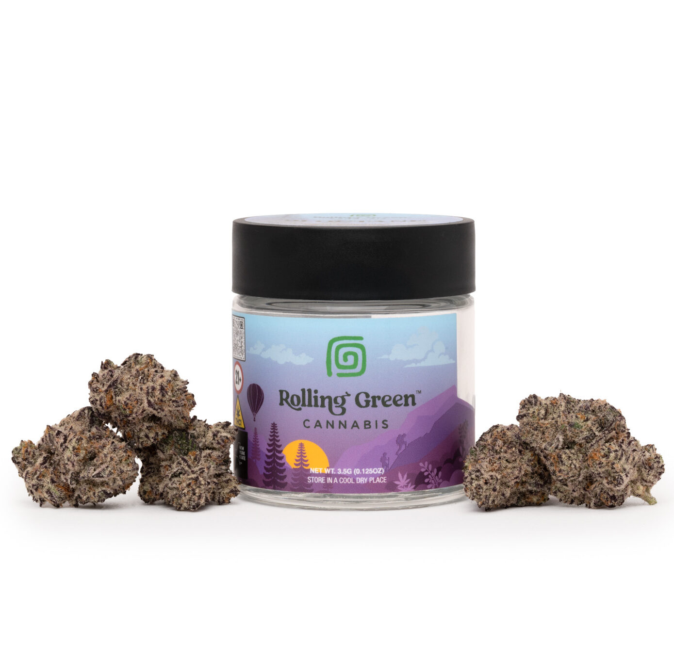 Rolling Green Cannabis White Chocolate Chip Flower  28.03% {3.5g}