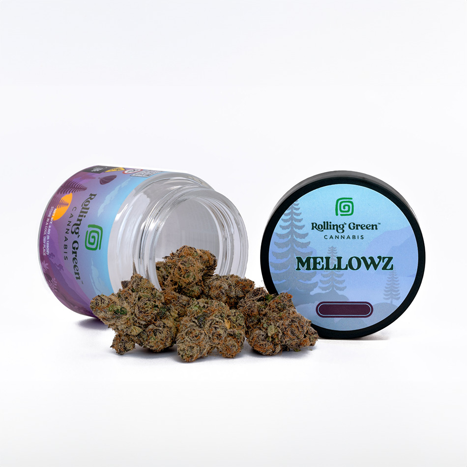 Rolling Green Mellows Flower (Hybrid) 26.09% {3.5g}