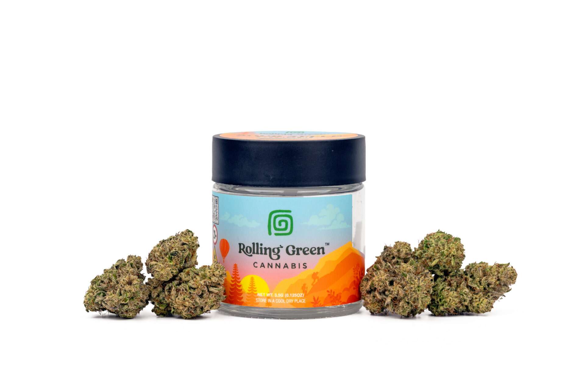 Rolling Green Cannabis Tropsicle Flower (Hybrid Sativa) 31.47% {3.5g}
